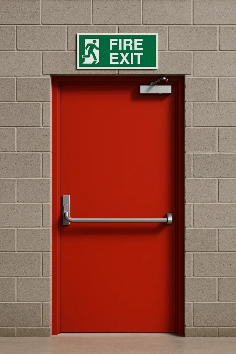 fire exits - professional steel doors available in crawley from UK manufacturers